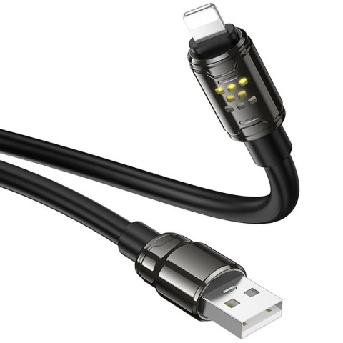Дата кабель Hoco U143 Joy USB to Lightning 2.4A (1.2m) Black