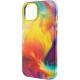 Шкіряний чохол Colour Splash with MagSafe для Apple iPhone 14 (6.1") Yellow / Red
