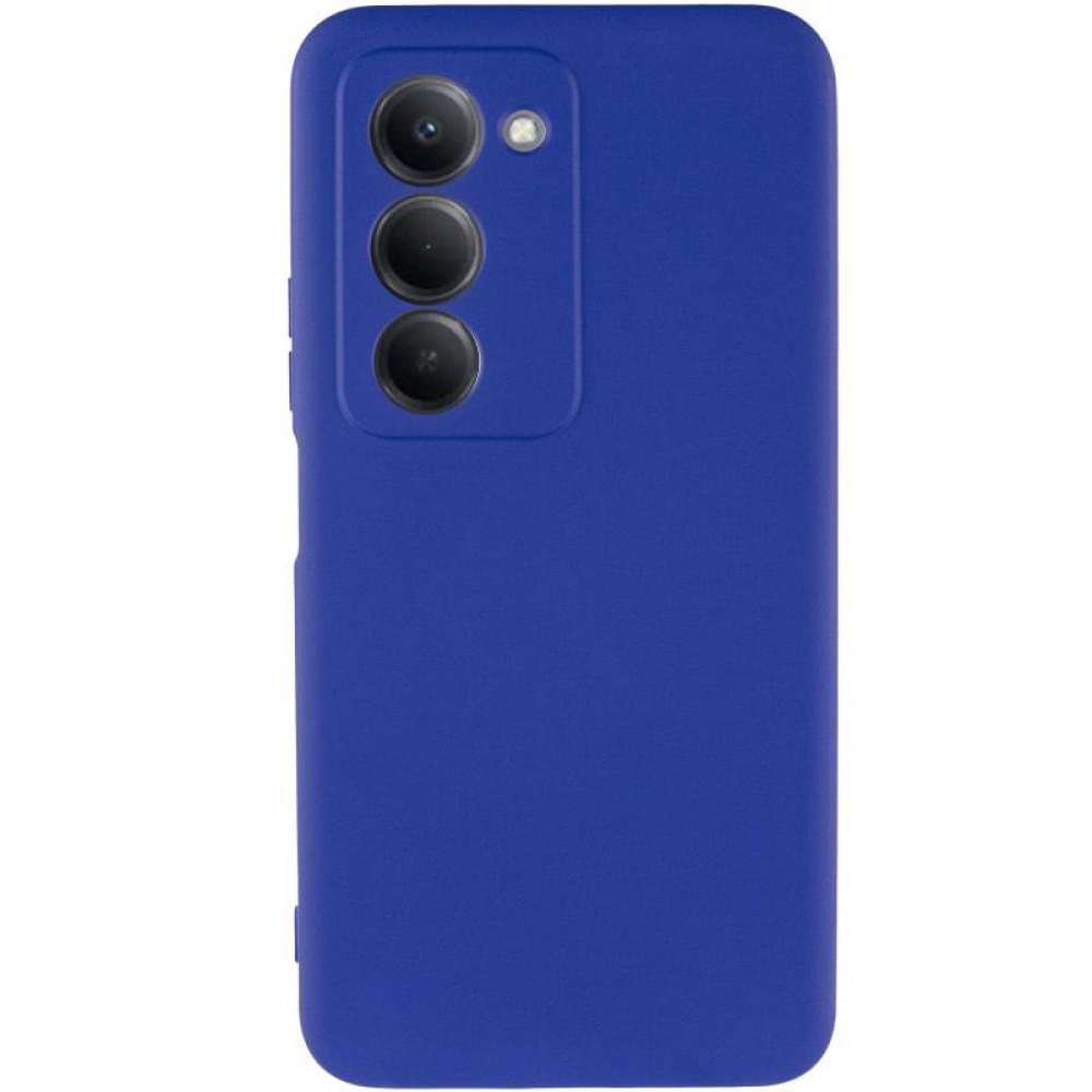 Чохол TPU GETMAN Liquid Silk Full Camera для Xiaomi Redmi 15 (EU) Синій / Deep navy