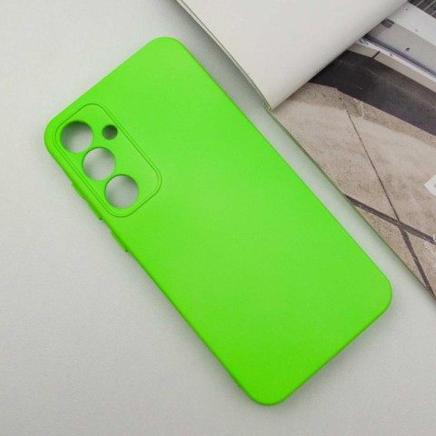 Чохол TPU GETMAN Liquid Silk Full Camera для Samsung Galaxy S23 FE Салатовий / Neon Green