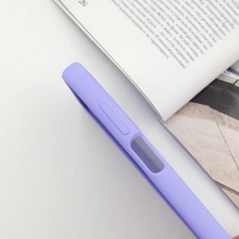 Чохол Silicone Cover Lakshmi Full Camera (AAA) with Logo для Samsung Galaxy A25 5G Бузковий / Dasheen