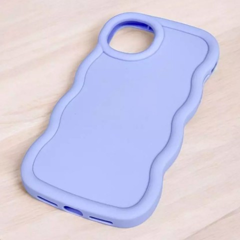 Чохол TPU Ripple для Apple iPhone 14 Plus / 15 Plus (6.7") Lilac Blue
