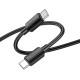 Дата кабель Hoco X96 Hyper Type-C to Type-C 100W (1m) Black