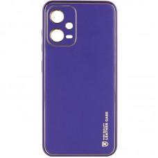 Шкіряний чохол Xshield для Xiaomi Poco X5 5G / Redmi Note 12 5G Фіолетовий / Ultra Violet