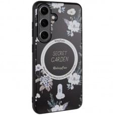 TPU+PC чохол Secret Garden with MagFit для Samsung Galaxy S23 FE Black