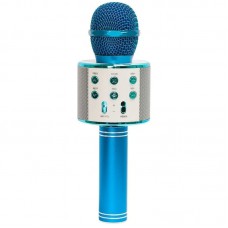 Караоке Мікрофон-колонка WS858 Blue