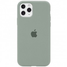 Чохол Silicone Case Full Protective (AA) для Apple iPhone 11 Pro Max (6.5") Сірий / Mist Blue