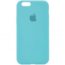Чохол Silicone Case Full Protective (AA) для Apple iPhone 6/6s (4.7") Бірюзовий / Marine Green