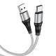 Дата кабель Hoco X50 "Excellent" USB to Type-C (1m) Сірий