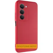 Чохол TPU GETMAN Liquid Silk Full Camera для Xiaomi Redmi 15 (Global) Червоний / Dark Red