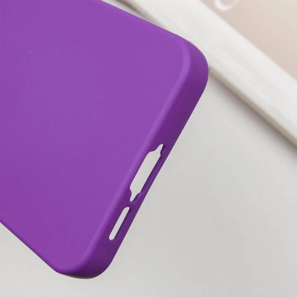 Чохол TPU GETMAN Liquid Silk Full Camera для Samsung Galaxy S24 Фіолетовий / Purple