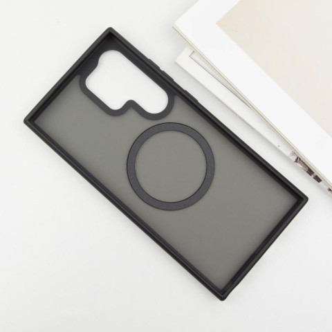 Чохол Ummi Colorful with MagSafe для Samsung Galaxy S24 Ultra Чорний / Black