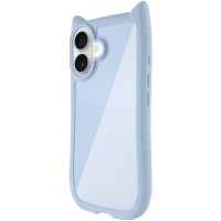 Чохол TPU GETMAN Cat with straps для Apple iPhone 16 Plus (6.7") Blue