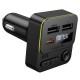 АЗП FM модулятор Borofone BC60 Hero 35W (2USB-A/1C) Black