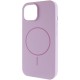 Чохол Silicone Case Full Protective (AA) NO LOGO with MagSafe для Apple iPhone 13 (6.1") Бузковий / Lilac