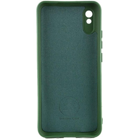Чохол Silicone Cover Ummi Lakshmi Full Camera (AA) для Xiaomi Redmi 9A Зелений / Dark green