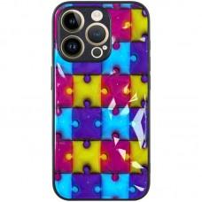TPU+PC чохол Prisma Fluffie для Apple iPhone 15 Pro (6.1") Puzzle