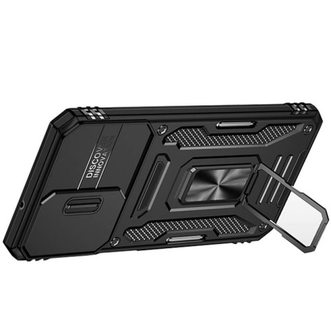 Ударостійкий чохол Camshield Army Ring для Samsung Galaxy A23 4G Чорний / Black