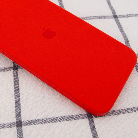 Чохол Silicone Case Square Full Camera Protective (AA) для Apple iPhone 11 (6.1") Червоний / Red