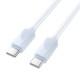 Дата кабель Hoco X114 Energy Type-C to Type-C 60W (1m) Blue