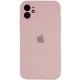 Чохол Silicone Case Full Camera Protective (AA) для Apple iPhone 12 (6.1") Рожевий / Pink Sand