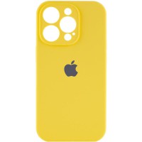 Чохол Silicone Case Full Camera Protective (AA) для Apple iPhone 15 Pro (6.1") Жовтий / Yellow
