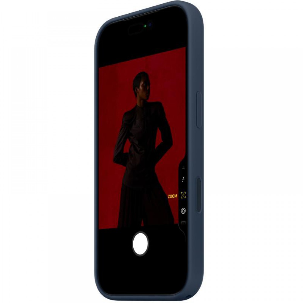 Чохол Silicone case (AAA) with Magsafe and Animation для Apple iPhone 17 Pro (6.3") Midnight