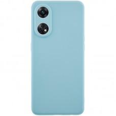 Силіконовий чохол Candy Full Camera для Oppo Reno 8 T 4G Бірюзовий / Turquoise