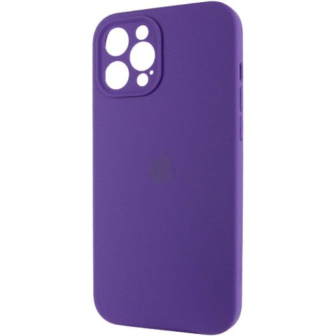 Чохол Silicone Case Full Camera Protective (AA) для Apple iPhone 12 Pro Max (6.7") Фіолетовий / Amethyst