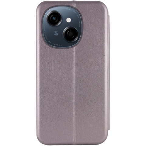 Шкіряний чохол-книжка Classy для TECNO Spark Go 1 (KL4) / Spark Go 2025 Сірий