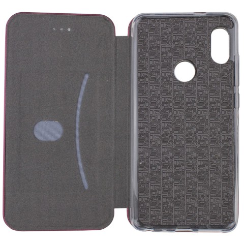 Шкіряний чохол-книжка Classy для Xiaomi Redmi Note 5 Pro / Note 5 (DC) Бордовий