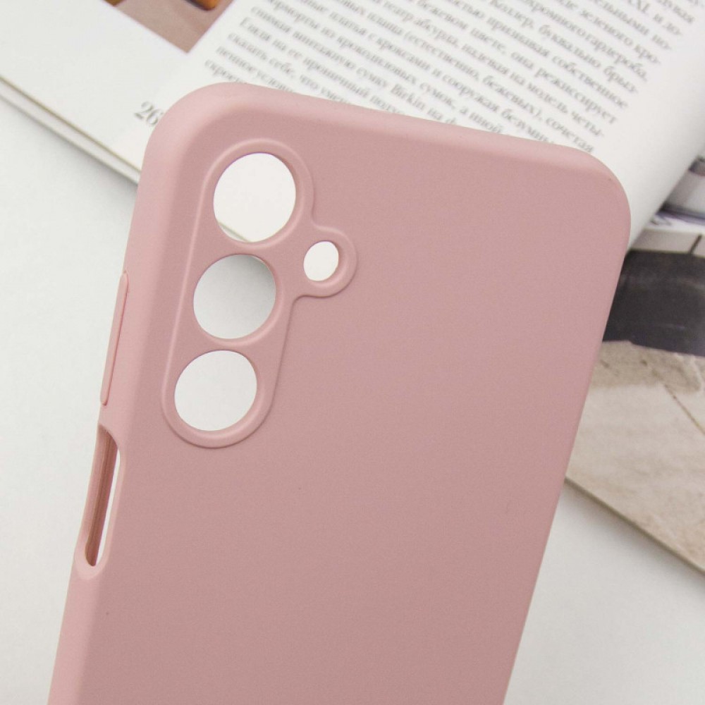 Чохол Silicone Cover Lakshmi Full Camera (AAA) with Logo для Samsung Galaxy A26 5G Рожевий / Pink Sand