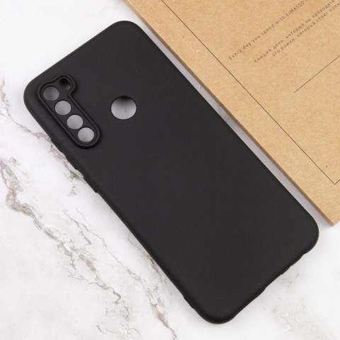 Чохол TPU GETMAN Liquid Silk Full Camera для Xiaomi Redmi Note 8T Чорний / Black