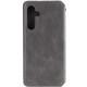 Шкіряний чохол книжка GETMAN Cubic (PU) для Samsung Galaxy A36 5G / A56 5G Сірий