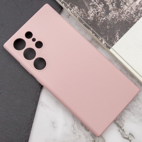 Чохол Silicone Cover Lakshmi Full Camera (AAA) для Samsung Galaxy S25 Ultra Рожевий / Pink Sand