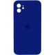 Чохол Silicone Case Square Full Camera Protective (AA) для Apple iPhone 11 (6.1") Синій / Deep navy