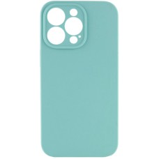 Чохол Silicone Case Full Camera Protective (AA) NO LOGO для Apple iPhone 16 Pro (6.3") Бірюзовий / Marine Green