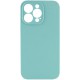 Чохол Silicone Case Full Camera Protective (AA) NO LOGO для Apple iPhone 16 Pro (6.3") Бірюзовий / Marine Green