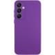 Чохол TPU GETMAN Liquid Silk Full Camera для Samsung Galaxy S24 Фіолетовий / Purple