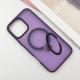 TPU+PC чехол Metal Buttons with MagSafe Colorful HQ Ring для Apple iPhone 16 Pro (6.3")
