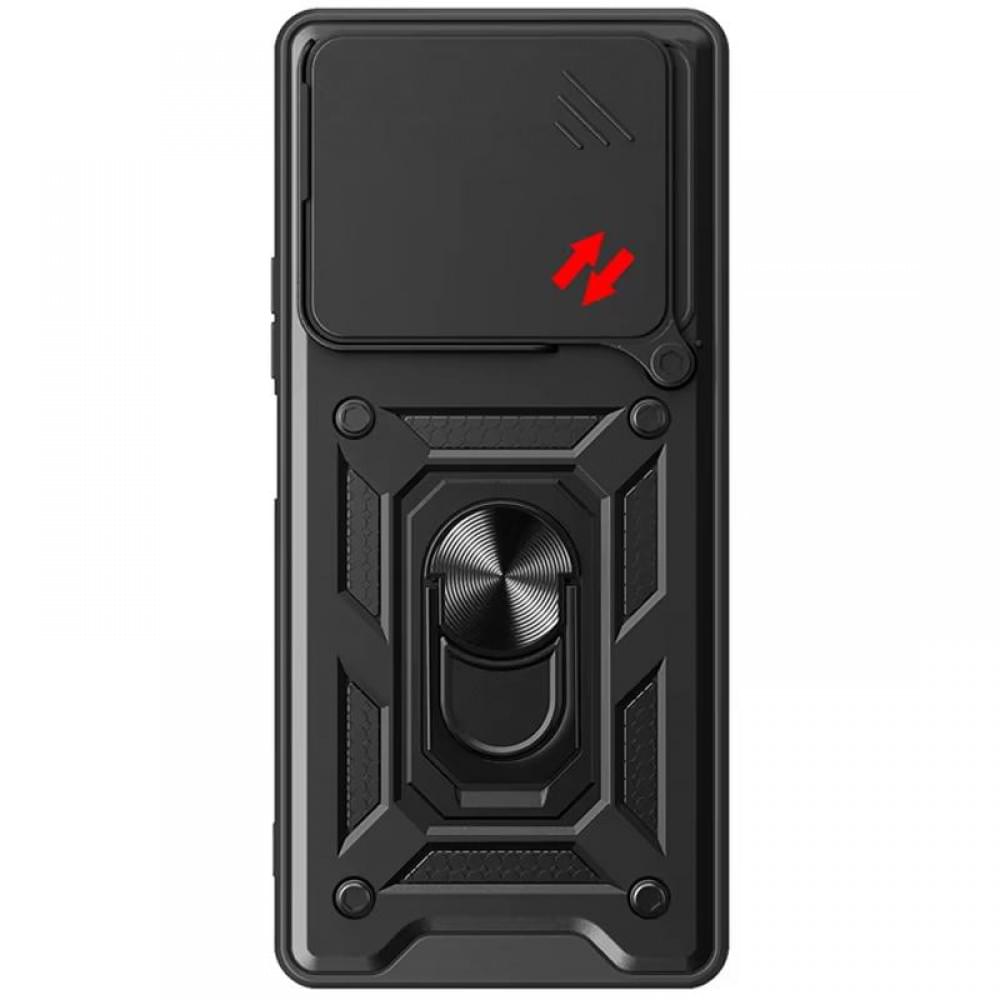 Чохол Ummi Camshield Serge Ring для Xiaomi Redmi 13 4G / Poco M6 4G Чорний