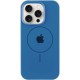 Чохол Silicone Case Full Protective (AA) with MagSafe для Apple iPhone 16 Pro (6.3") Синій / Denim Blue