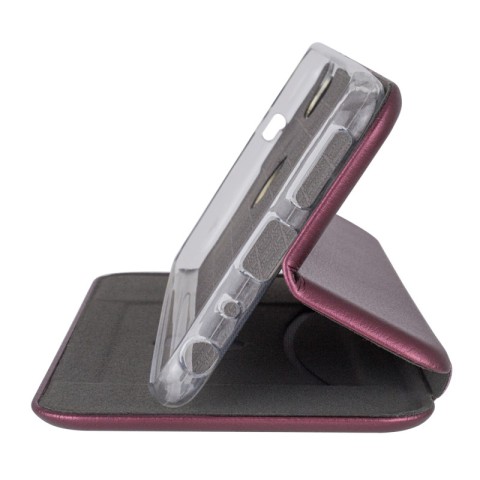 Шкіряний чохол-книжка Classy для Xiaomi Redmi Note 5 Pro / Note 5 (DC) Бордовий