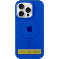 Чохол Silicone Case Full Protective (AA) with MagSafe для Apple iPhone 16 Plus (6.7") Синій / Capri Blue