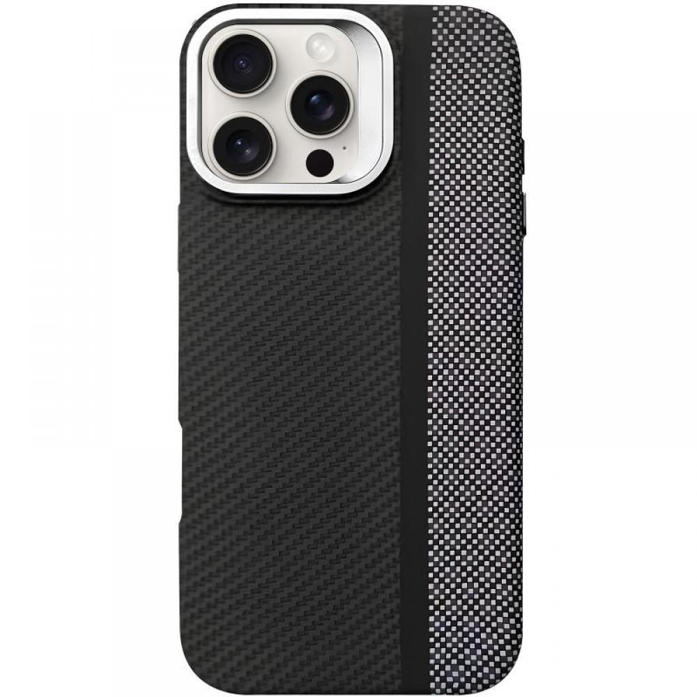 TPU чохол Pixel Craft with MagSafe для Apple iPhone 16 Pro Max (6.9") Carbon Line TPU чохол Pixel Craft with MagSafe для Apple iPhone 16 Pro Max (6.9") Carbon Line
