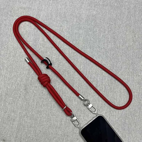 Шнурок із двома кріпленнями (8 мм) 150 см Bright Red