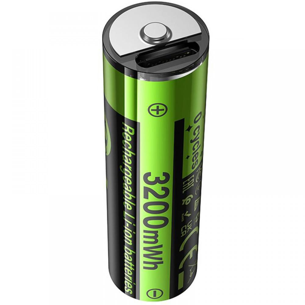 Акумуляторні батарейки Hoco JA3 Energy AA 2 pcs Black