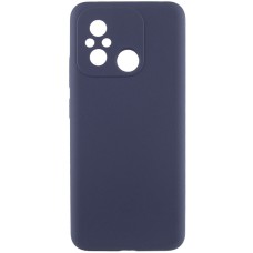 Чохол Silicone Cover Lakshmi Full Camera (AAA) для Xiaomi Redmi 12C Темно-синій / Midnight blue