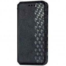 Шкіряний чохол книжка GETMAN Cubic (PU) для Xiaomi Redmi Note 9s / Note 9 Pro / Note 9 Pro Max Чорний