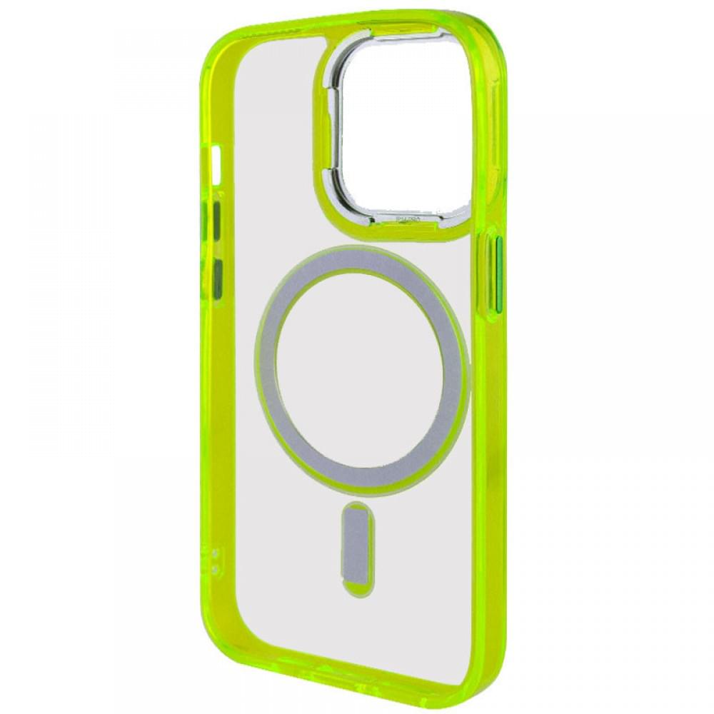 Чохол TPU Iris with MagSafe для Apple iPhone 13 Pro (6.1") Жовтий